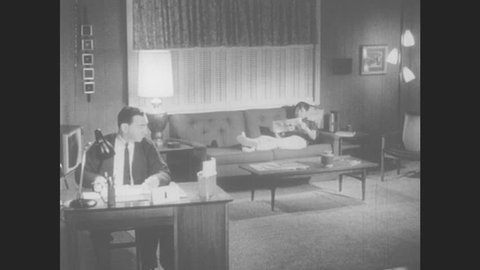 1940s Customers Enter Restaurant Through Stock Footage Video 100