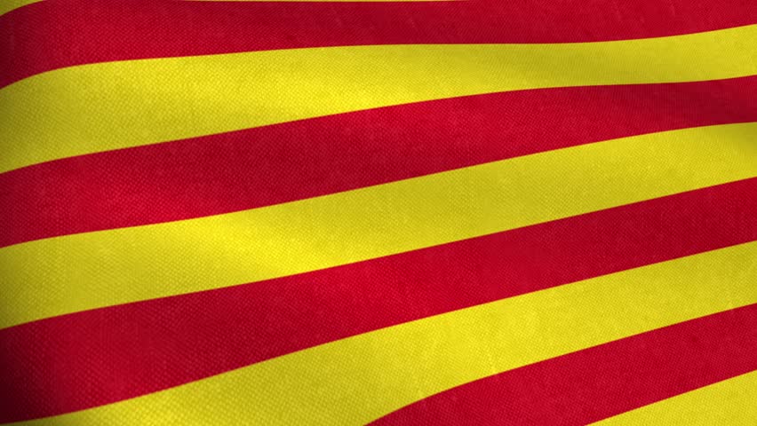 Bandera Catalana Stock Footage Video | Shutterstock
