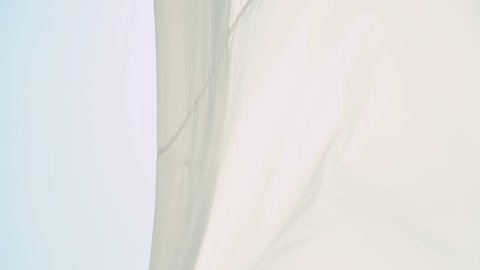 Sheer White Curtains Blowing In Stock Footage Video 100 Royalty
