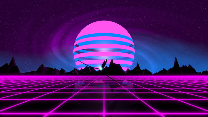 Neon Purple Gaming Wallpaper