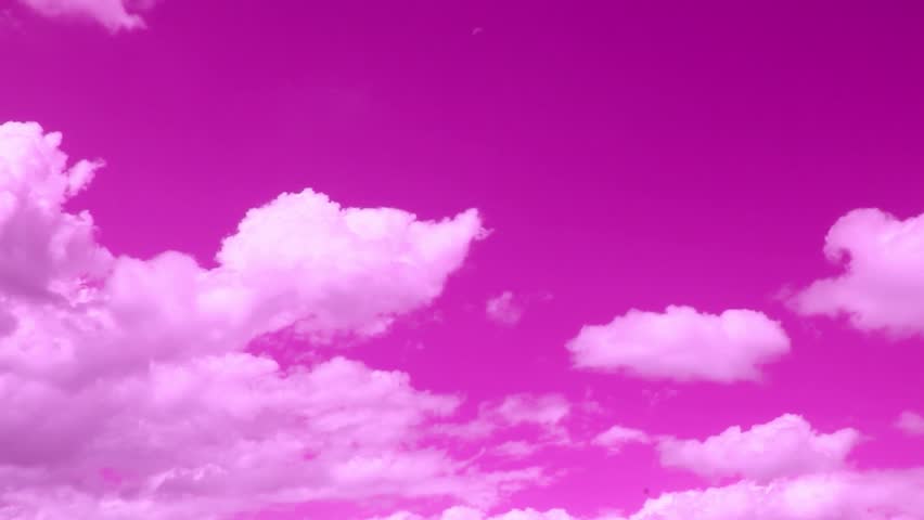 Pink Clouds Time Lapse, Beautiful Cloud Motion. Timelapse Of Beautiful ...