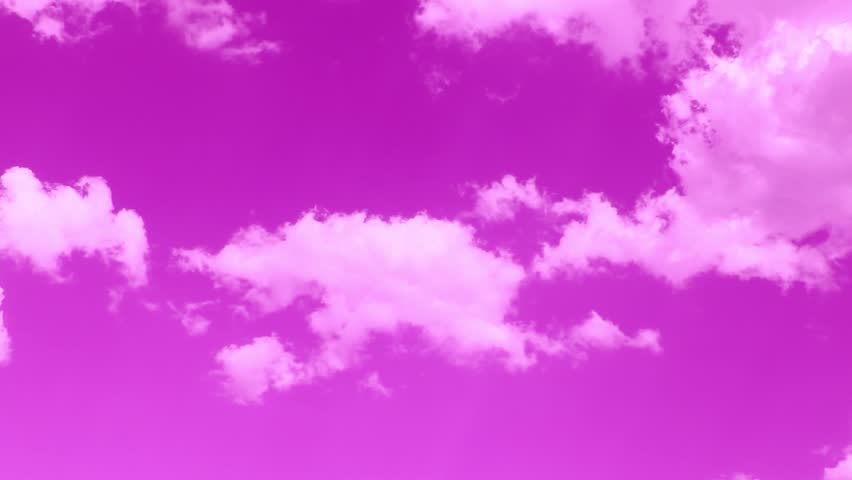 Stock video of soft pink clouds, purple clouds motion, | 33739339 ...