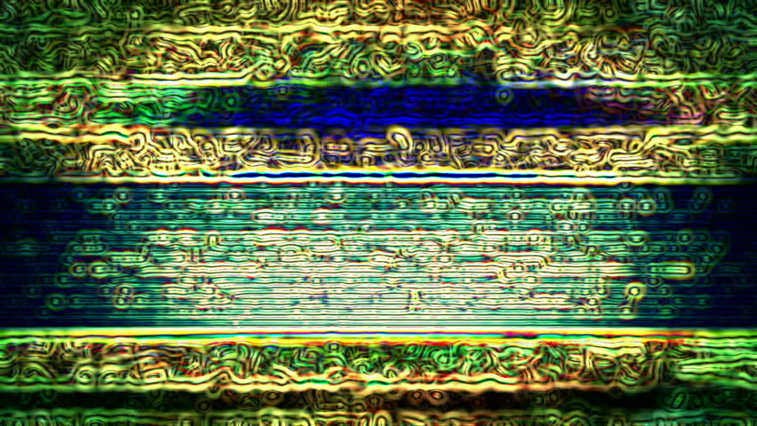 Tv Static Flickers And Rolls Loop Stock Footage Video 1007639374