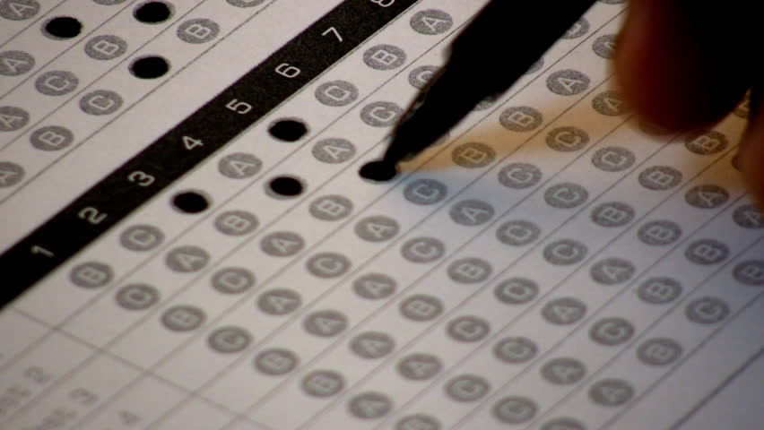Header of scantron
