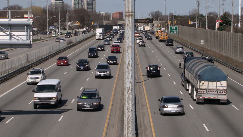 Highway Traffic. Timelapse. Toronto, Canada. Stock Footage Video 390127 ...