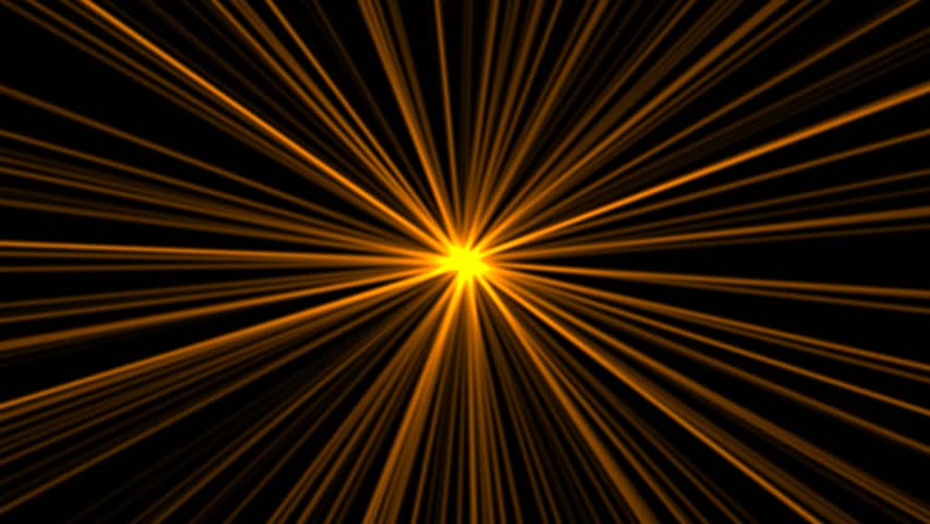 Gold Light Streaks. Abstract Motion Background. Loop Ready Animation ...