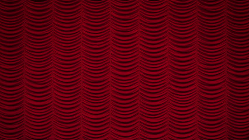 Red Austrian Curtain Stock Footage Video 100 Royalty Free