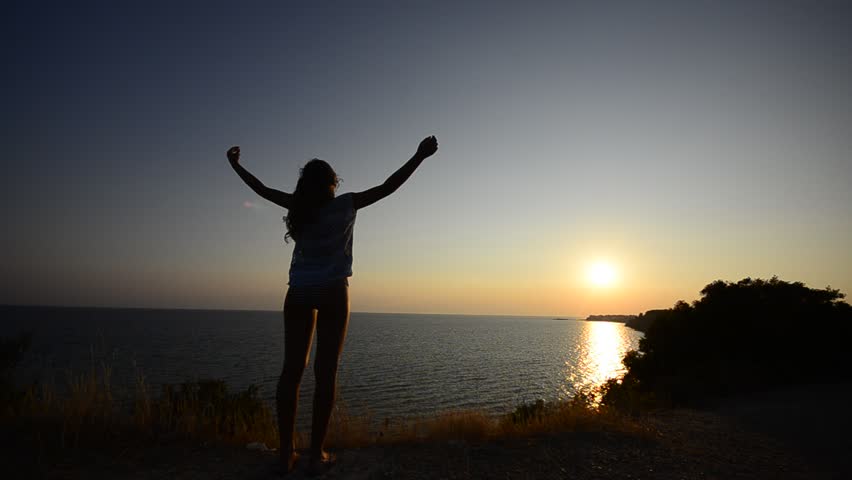 Image result for picture of little girl praying silhouette in the sun