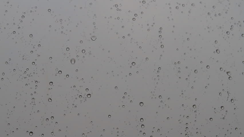 Rain Falling On Glass During Rain Storm Background. Stock Footage Video ...