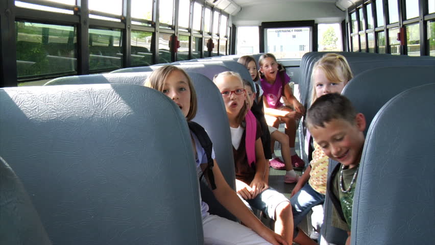 Kids On School Bus Stock Footage Video 100 Royalty Free 4541219 Shutterstock