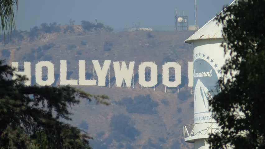 Hollywood Californiadecember 17time Lapse Hollywood Sign