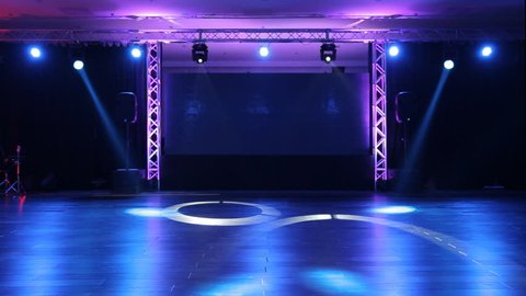 Stage Lights Before Show Stock Footage Video (100% Royalty-free) 5446049 |  Shutterstock