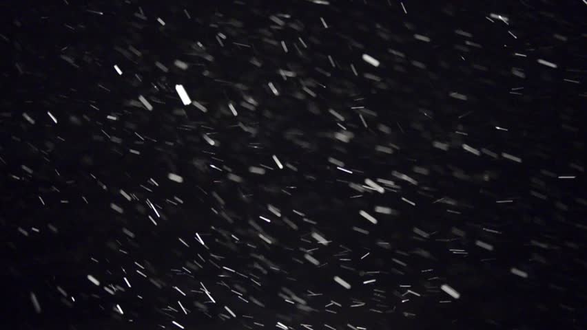 Hd0053falling Snow On A Dark Night Sky Background Hd 720p 50fps