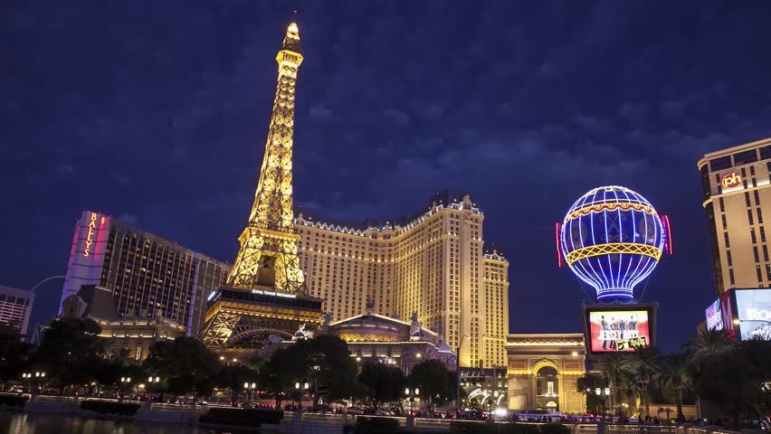 Стоковое видео «Las Vegas - November: the» (абсолютно без лицензионных