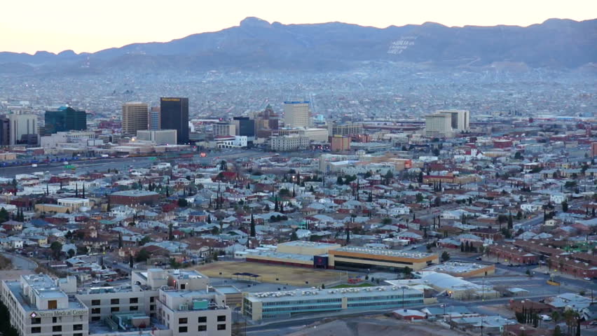 El Paso Texas at Night Paso el night texas