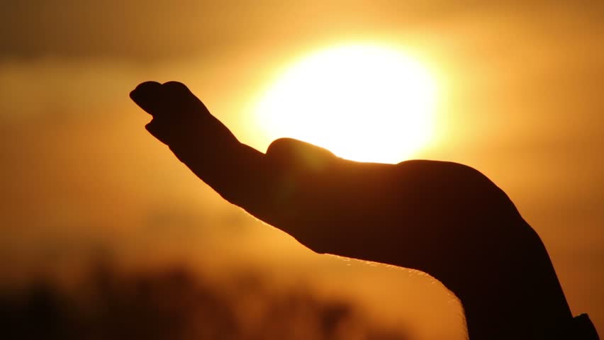 Image result for images of a hand holding a sun ray