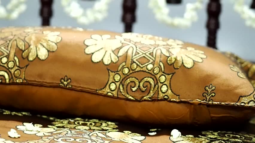 Servants Make The Marriage Bed Stock Footage Video 100