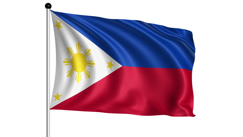 The 4K Philippine Flag Animated Background Features A High Quality ...