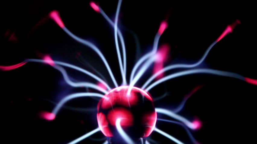 Plasma Ball Energy Lightning Stock Footage Video (100% Royalty-free ...