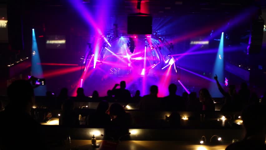 Laser light show of green during a concert image - Free stock photo