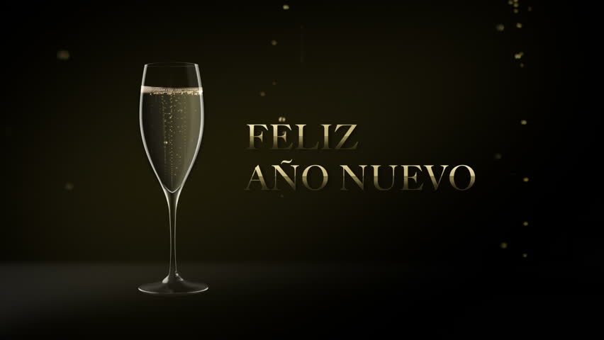 Happy New Year in Spanish Stock Footage Video (100% Royalty-free) 8628679 | Shutterstock