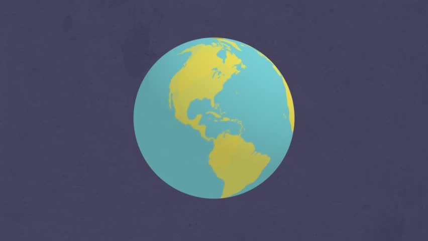 Earth in Space, Progressbar, Preloader Stock Footage Video (100% ...