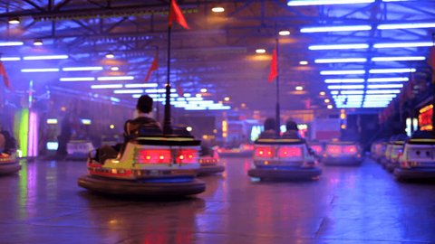 Bumper Cars At A Carnival Stock Footage Video 100 Royalty Free 0779 Shutterstock