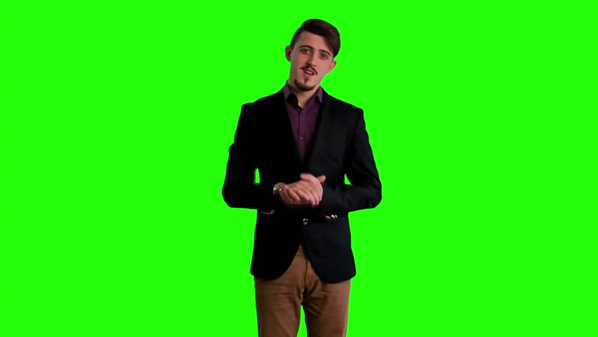 Green Screen Background Zoom Guy - IMAGESEE