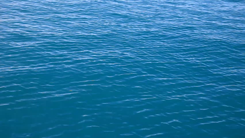 Fast Fly Over Disturbed Ocean Water Surface, Loopable. (HD, High ...