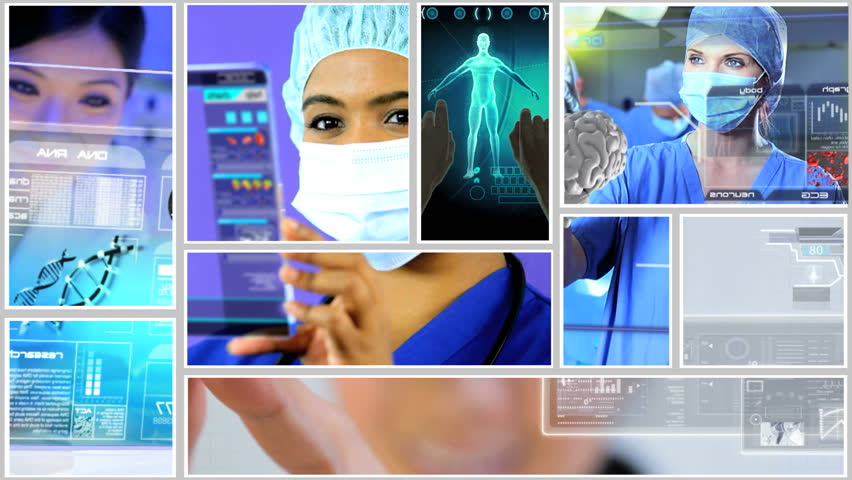 Clinical Laboratory Health Motion Graphics Touchscreen Analysis ...