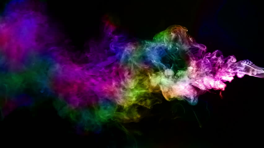 rainbow weed colored Powder Background Of Color On Animation Black Explosion Cg