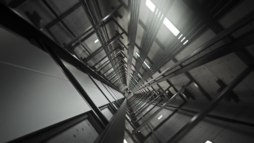 Stock video of 02274 inside of elevator shaft with | 9981329 | Shutterstock